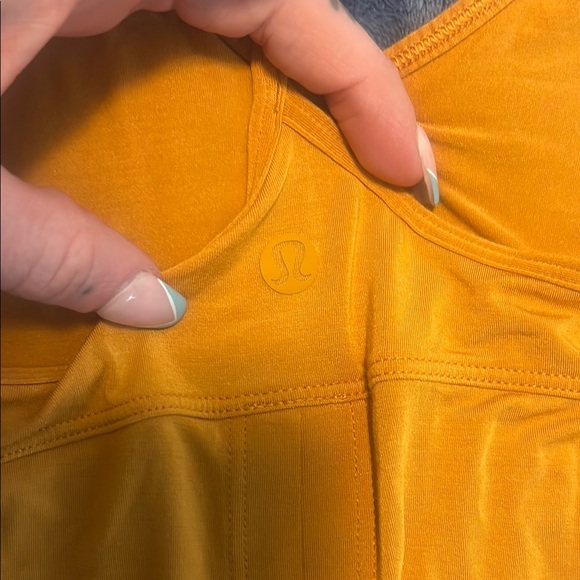 Lululemon Athletica Orange Backless Camisole - Picture 2 of 3